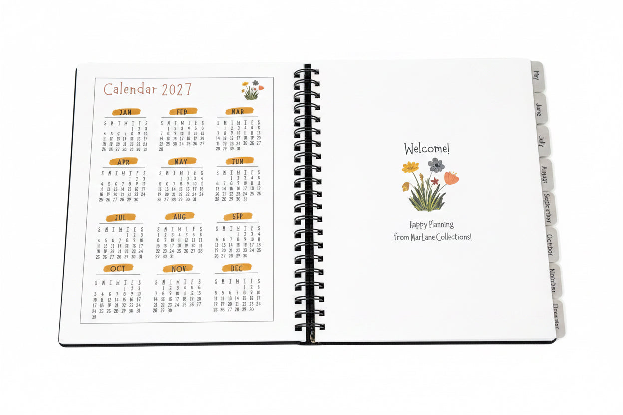 Personalized Christian Planner, Yearly, Monthly, Weekly, Daily Agenda
‘Plan with Purpose’ Monthly Planner
