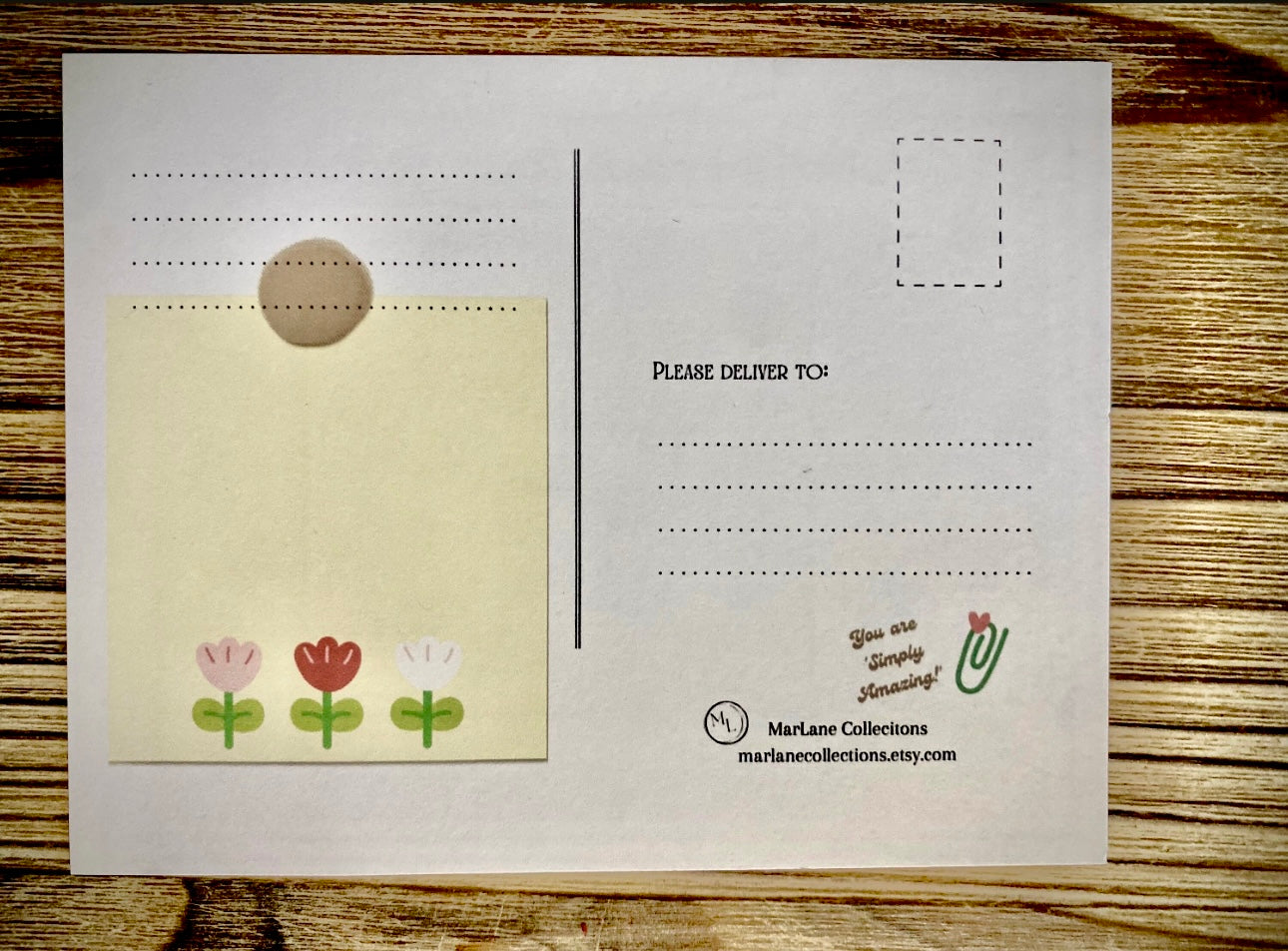 Note From Your Teacher Personalizable Post Card