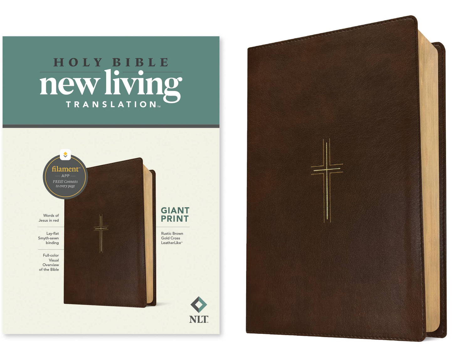 NLT Giant Print Bible, Filament Enabled