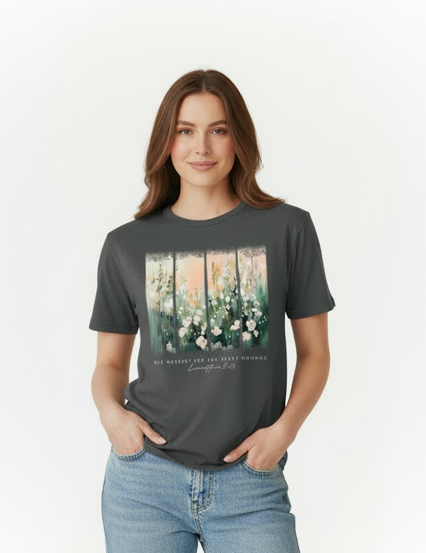 His Mercies Are New Every Morning Bible Verse Shirt