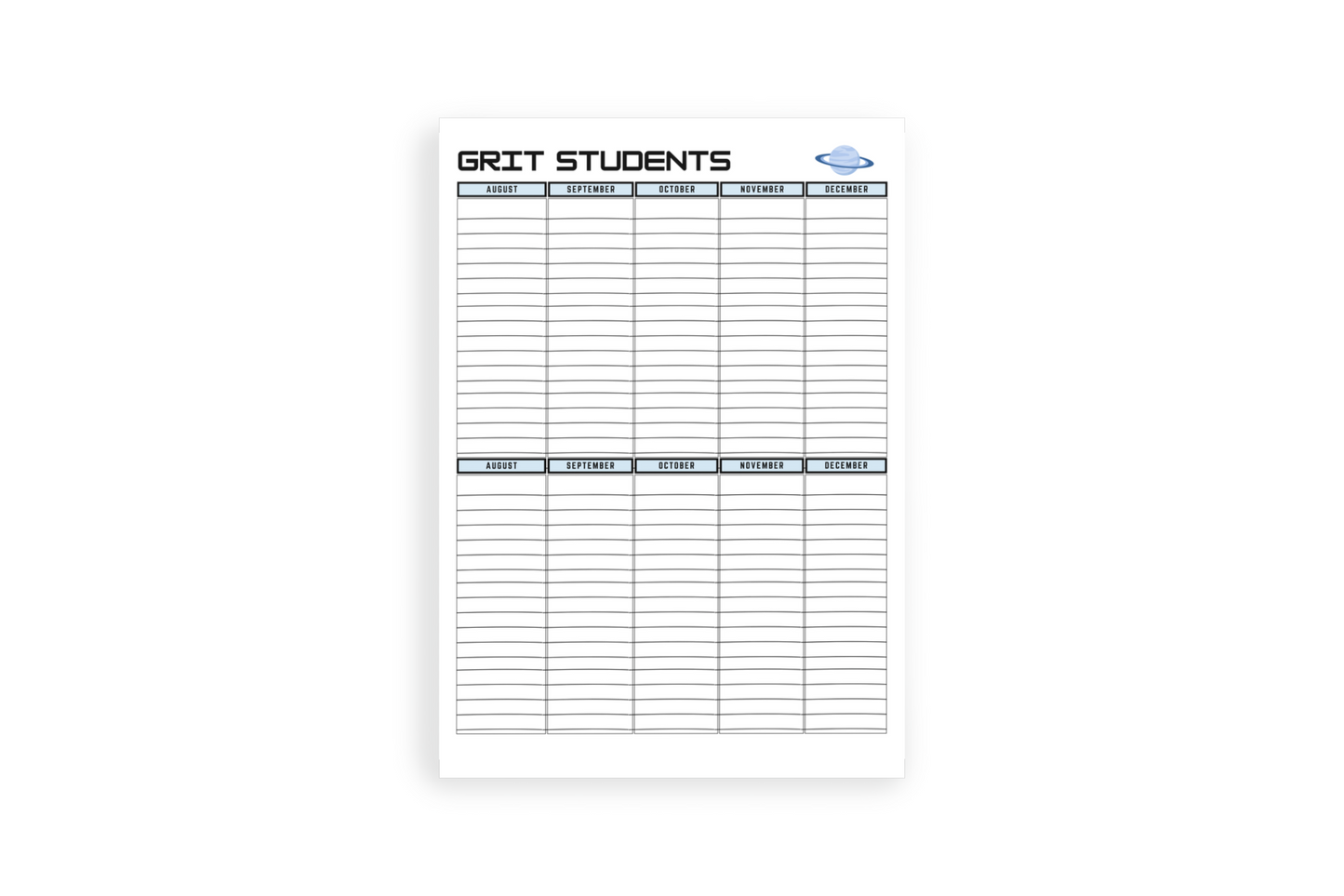 Personalized Out of this World Planner for Teachers