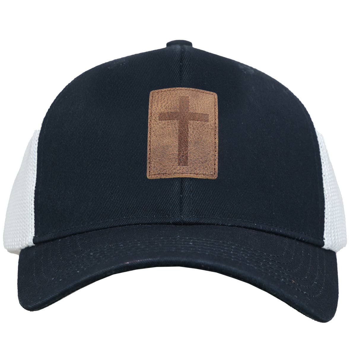 Kerusso Mens Cap Leather Cross