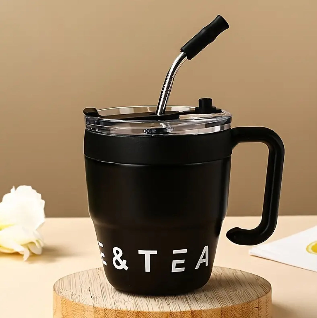 16oz Portable Stainless Steel Coffee Mug