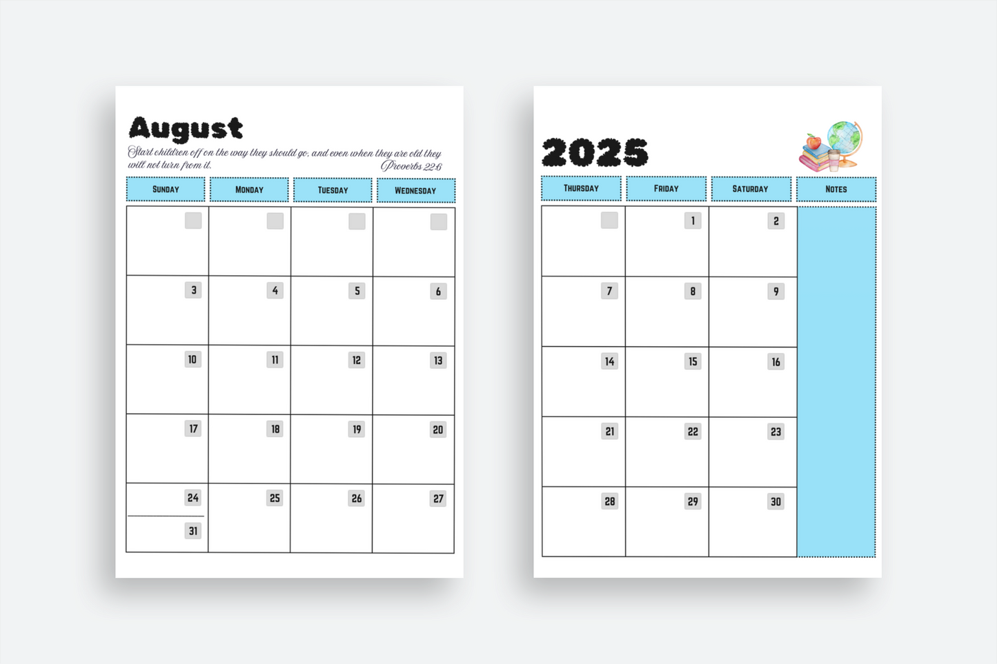 Personalized Under The Sea Planner for Teachers Plan Book for Education