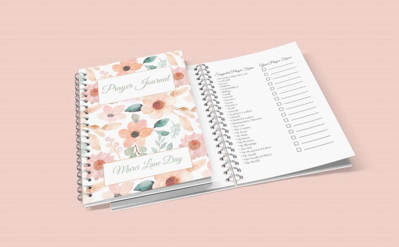 Prayer Bundle - Journal & Scripture Cards plus Free Matching Notebook and Free Personalization!!