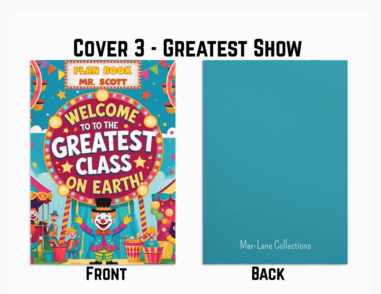 Personalized Carnival Planner for Teachers Plan Book for Education