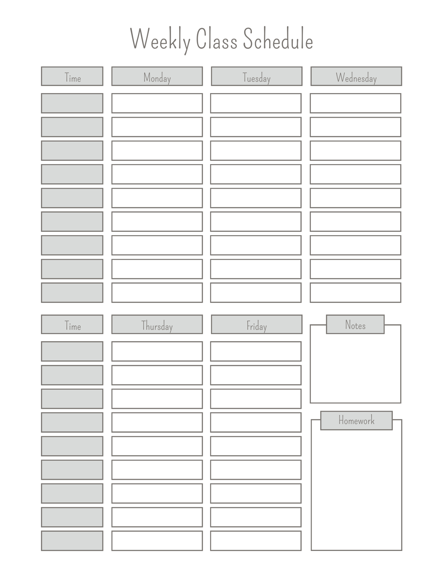 Teacher Planner