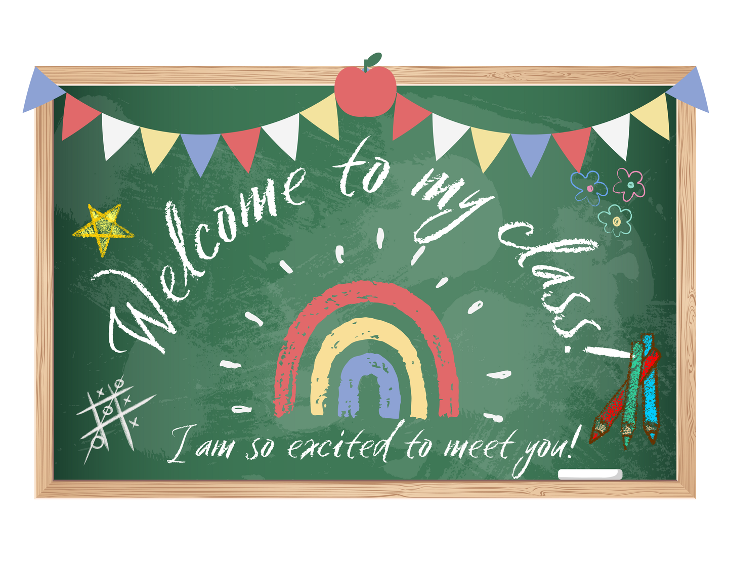 Welcome To My Class Personalizable PostCard