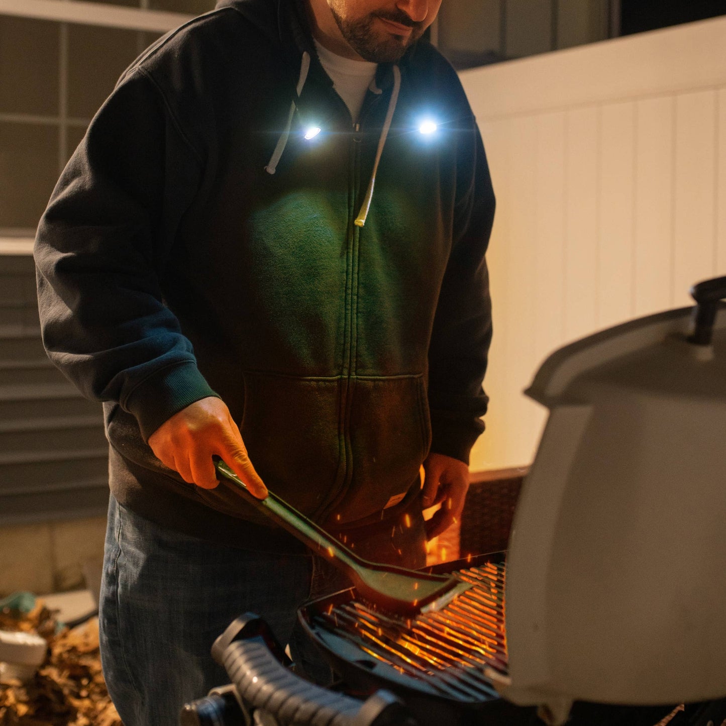 Adjustable Gooseneck Neck-Light with Dual COB LED Lights