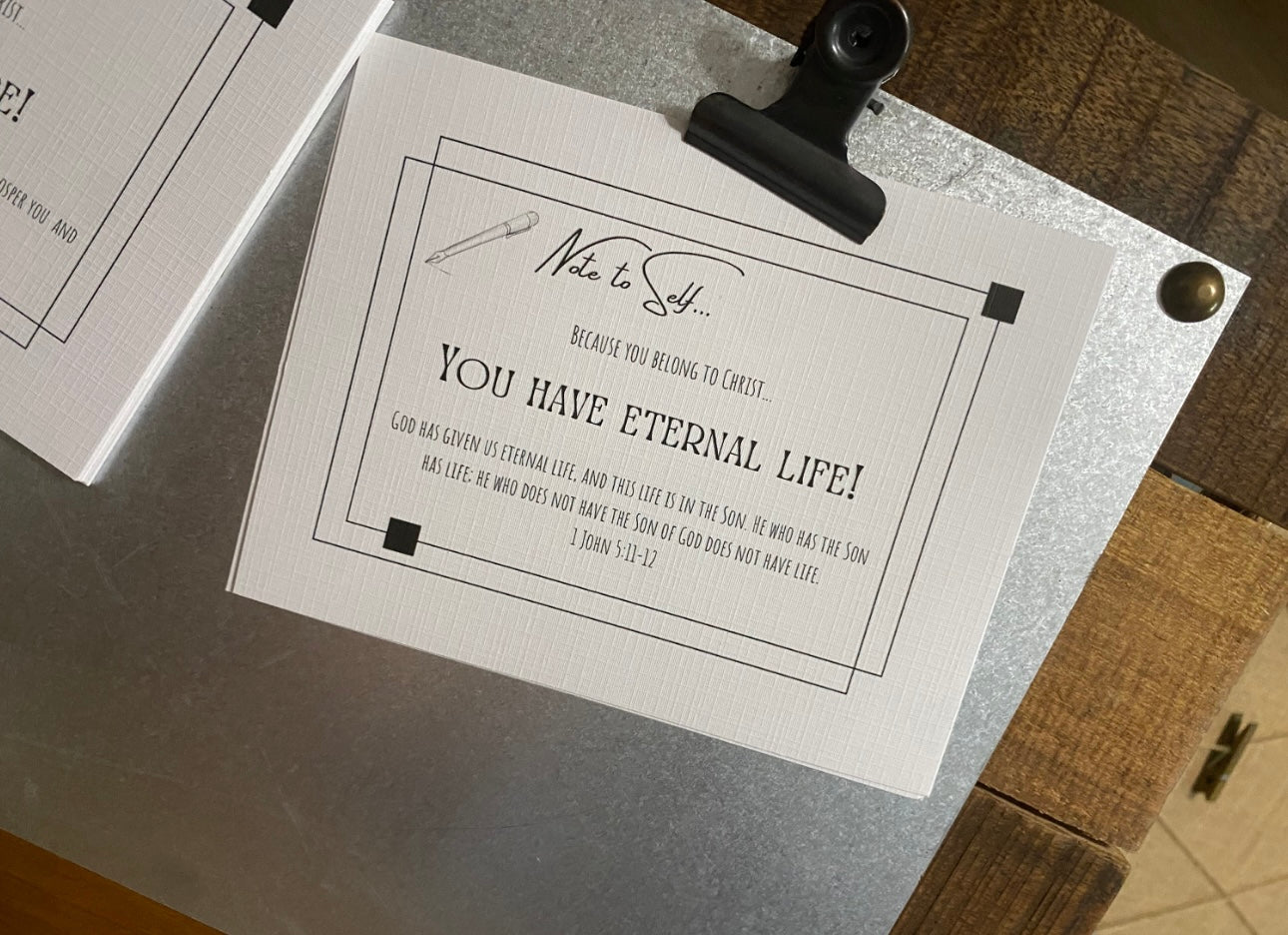 Note to Self Scripture Cards