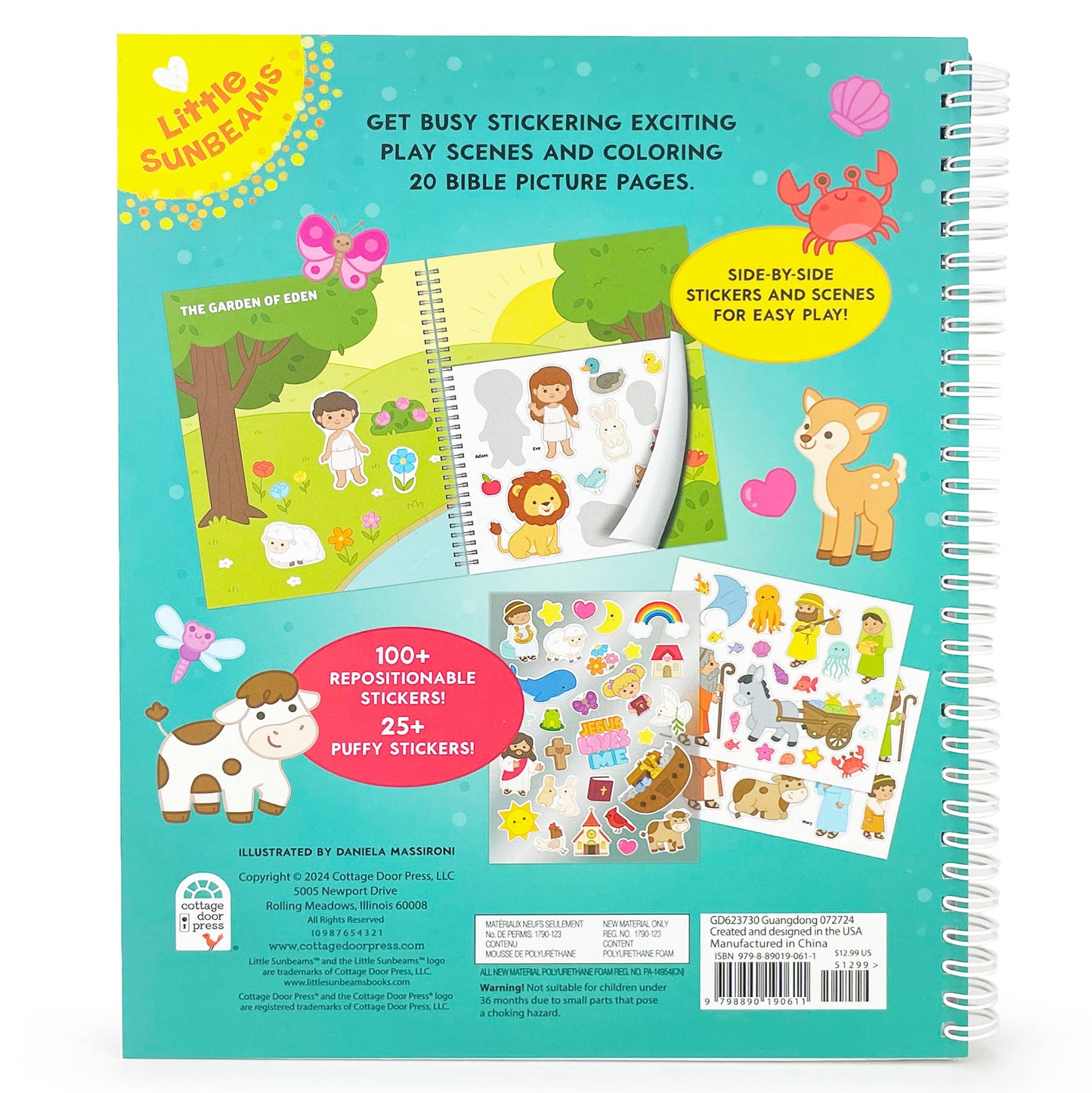 Bible Sticker Jesus Interactive Activity Book