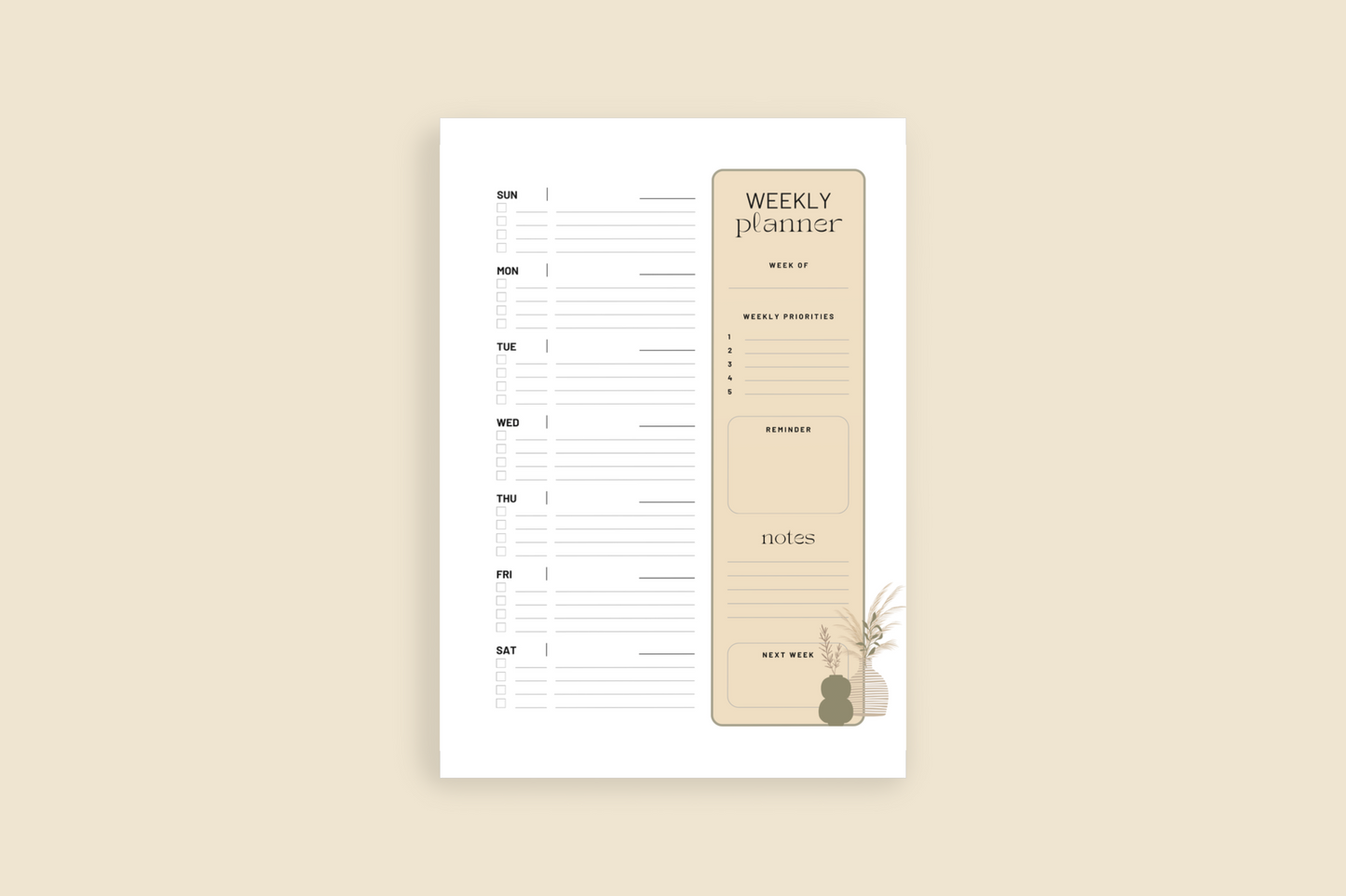 2025 Personalizable Yearly Boho Planner, Monthly, Weekly  Planner Gift for Mom Weekly Planner for Students Monthly Agenda Notebook for Dad