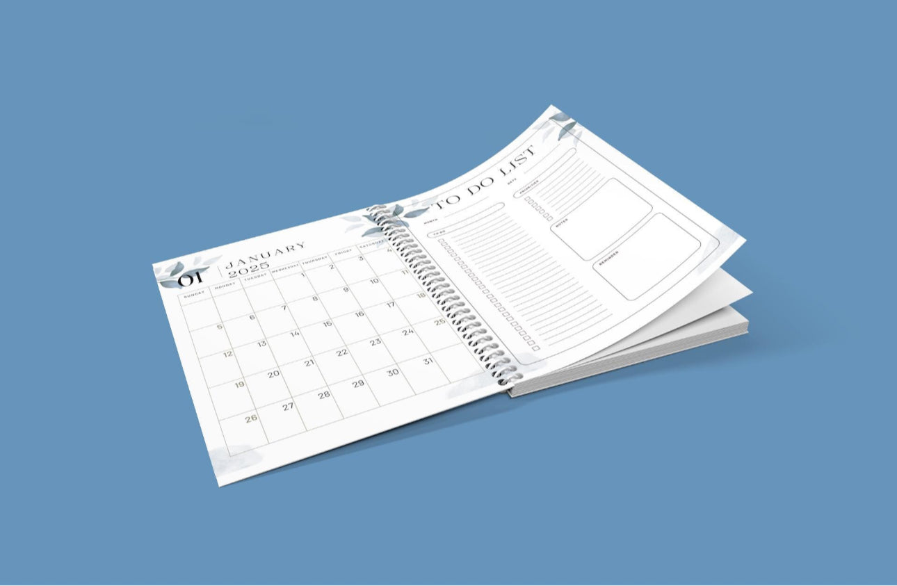 2025 Personalizable Yearly Planner, Monthly, Weekly  Planner for Gift for Mom Weekly Planner for Students Monthly Agenda Notebook for Dad