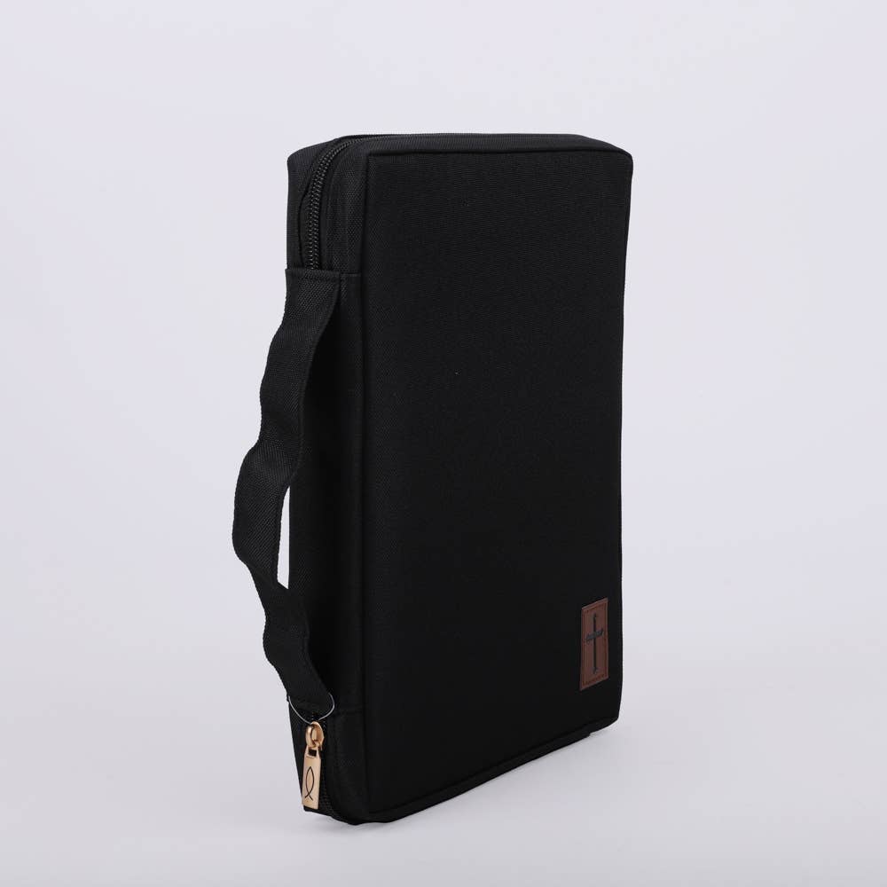 Bible Cover Canvas Cross Patch XL