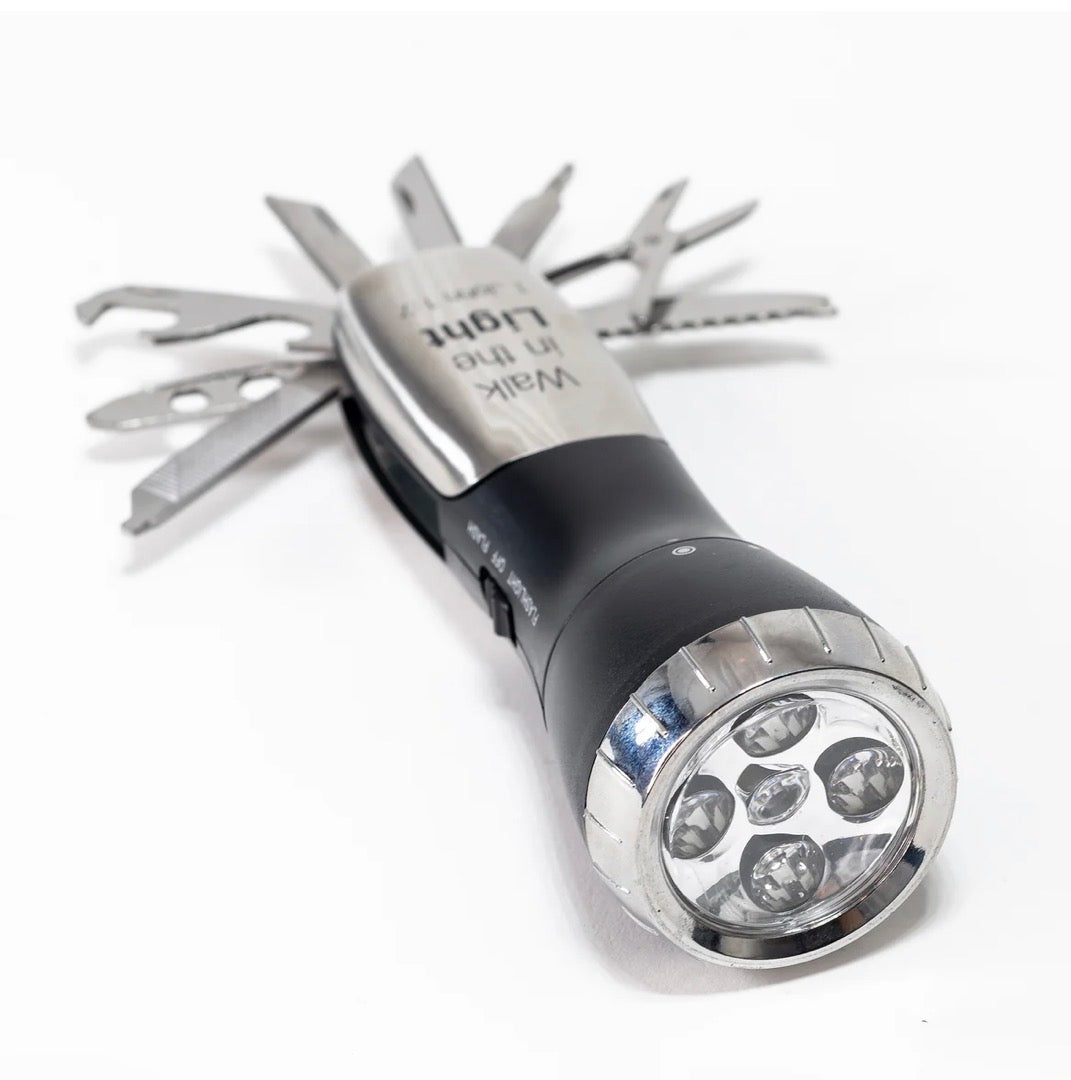 Man of God: 10 Function Flashlight Survival Tool
