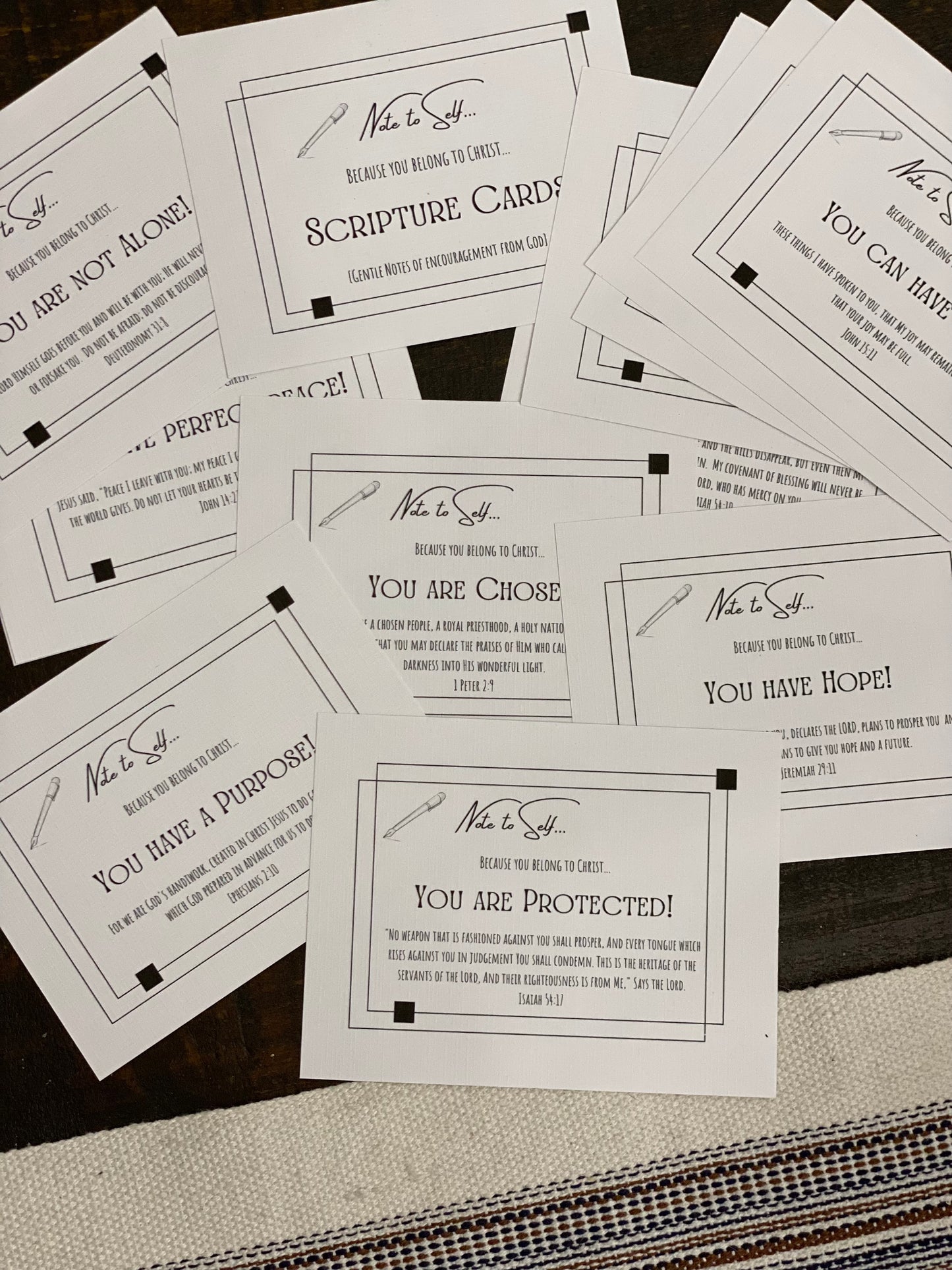 Note to Self Scripture Cards