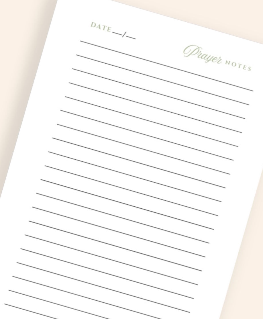 Letters to God Prayer Journal