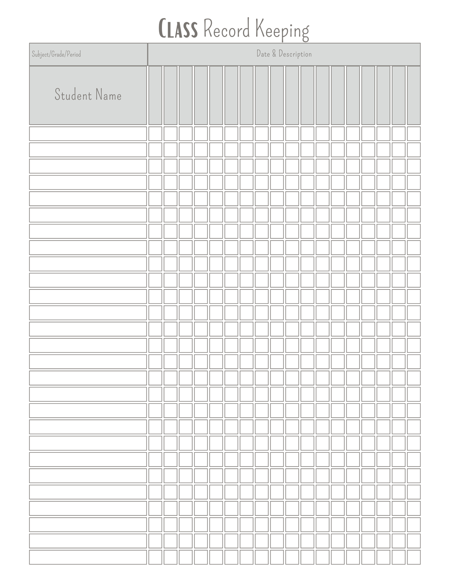 Teacher Planner