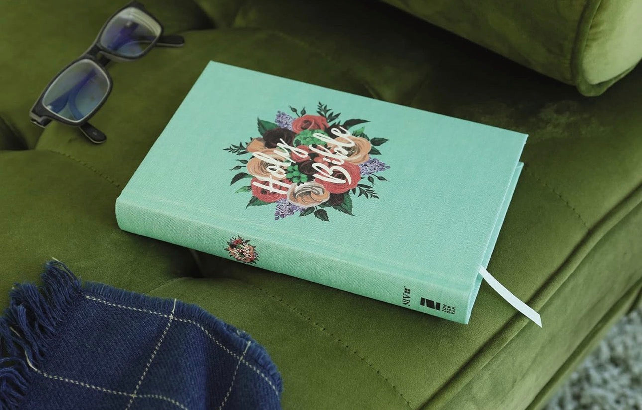 NIV Bible for Teens, Cloth over Board, Floral, Red Letter