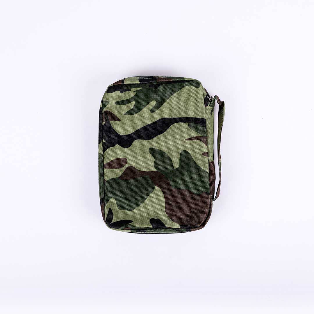 Bible Cover Canvas Army Of God Camo - Medium