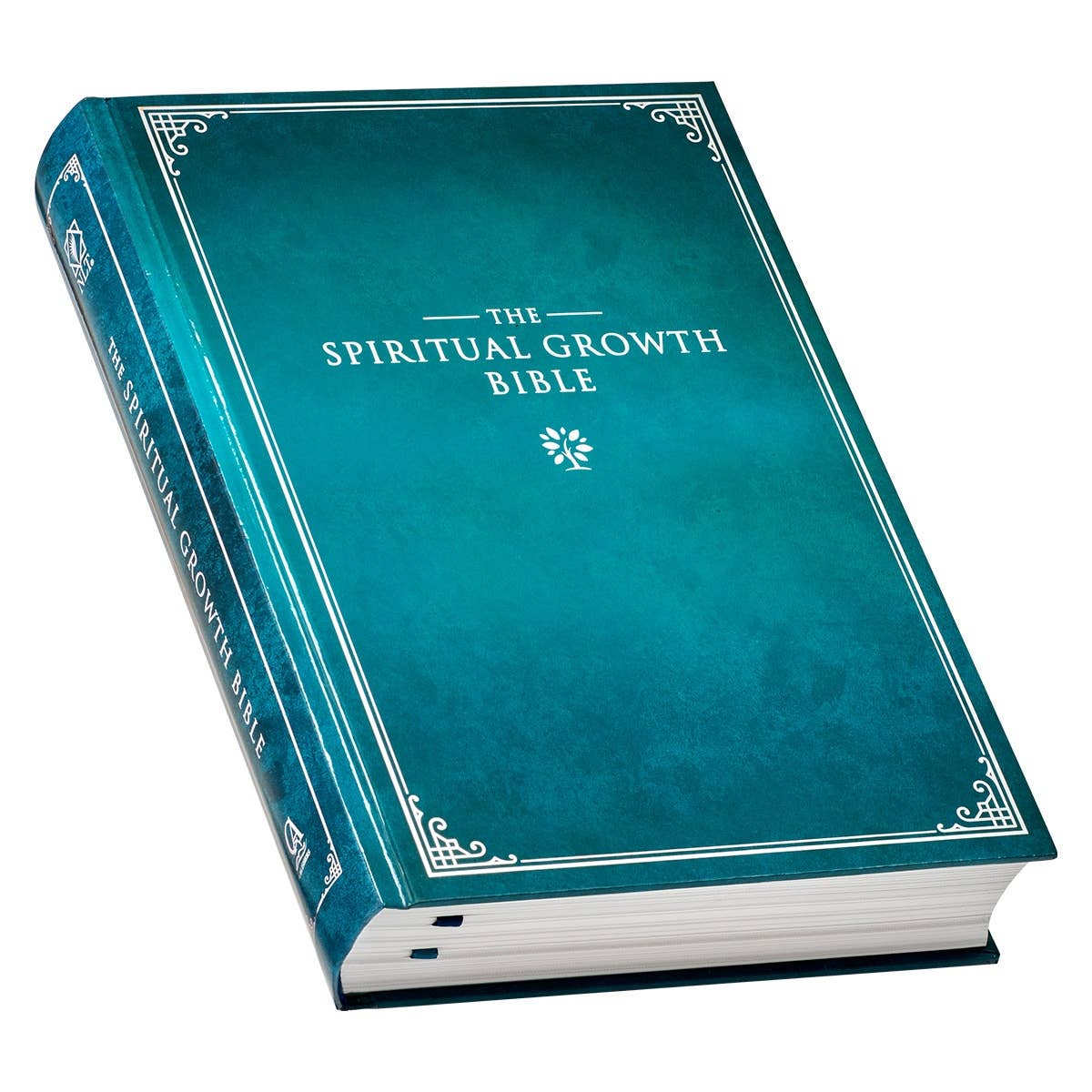 NLT, The Spiritual Growth Bible Hardcover, Teal