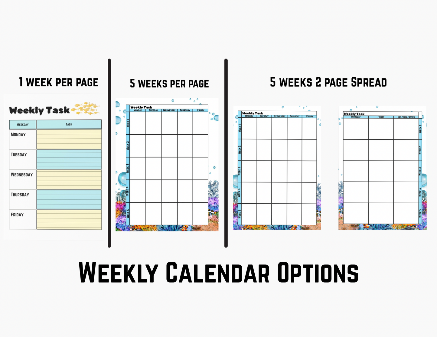 Personalized Under The Sea Planner for Teachers Plan Book for Education