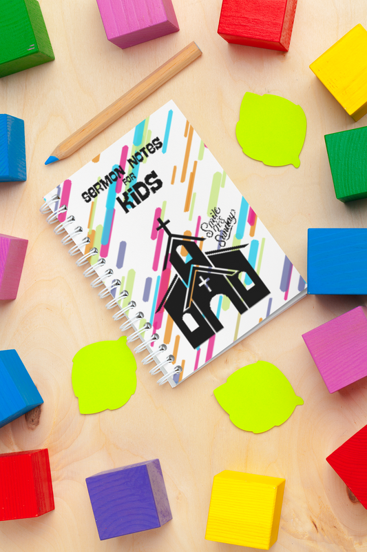 Sermon Notes Notebook For Kids Church Notebook Gift for Bible Study Notebook for Boys Note Taking for Christian Young Boys