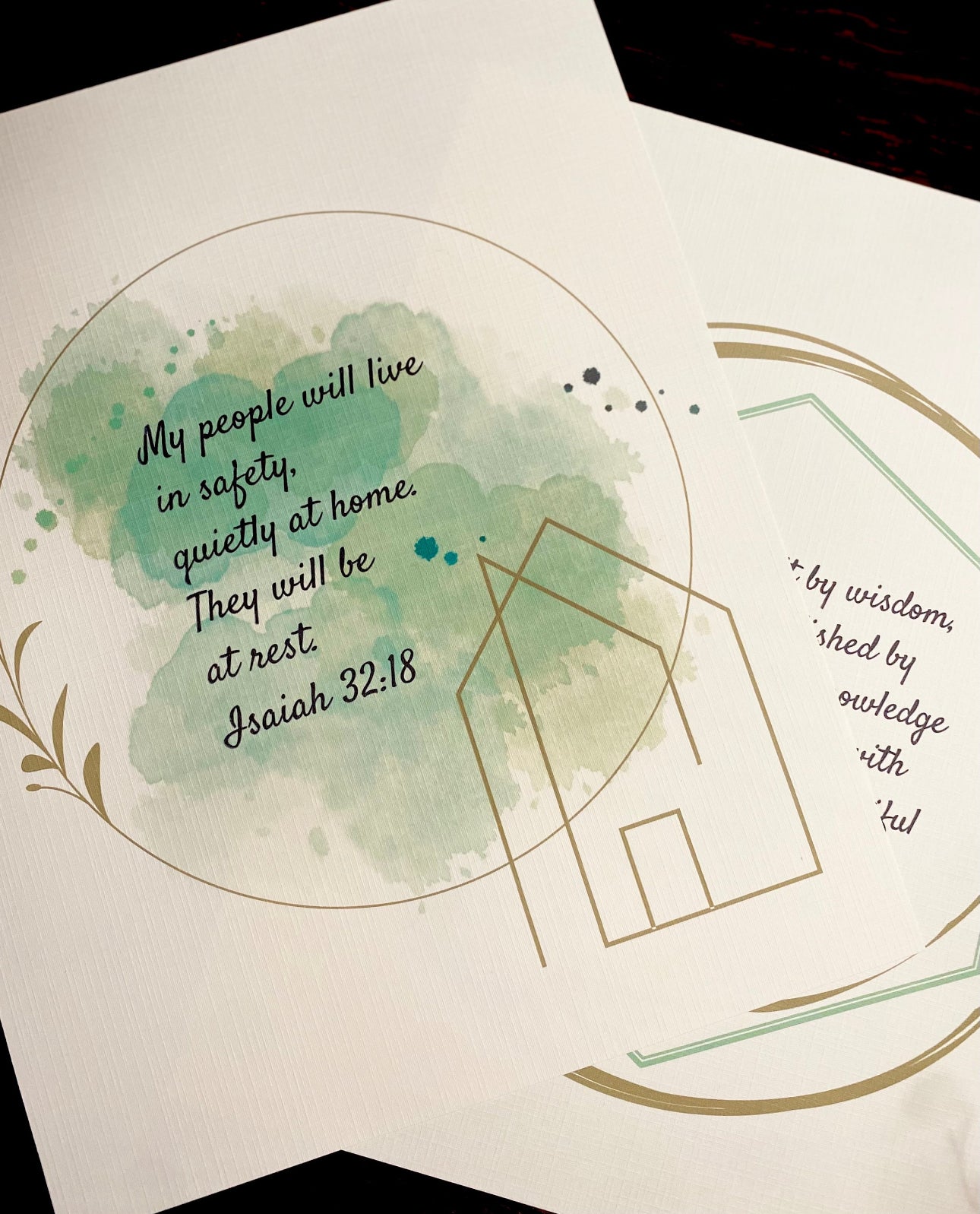 Cherished Home 8 x 10 Wall/Table Art