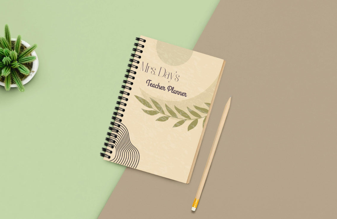 Personalized Planner for Teachers Boho Teacher Planner for Education