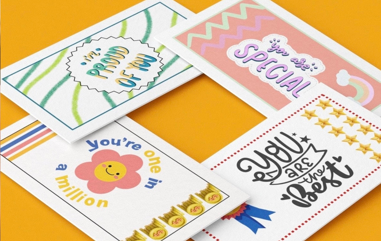 Lunch Letters Lunch Box Note Cards