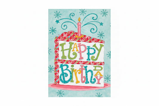 Single Card with envelope: Happy Birthday