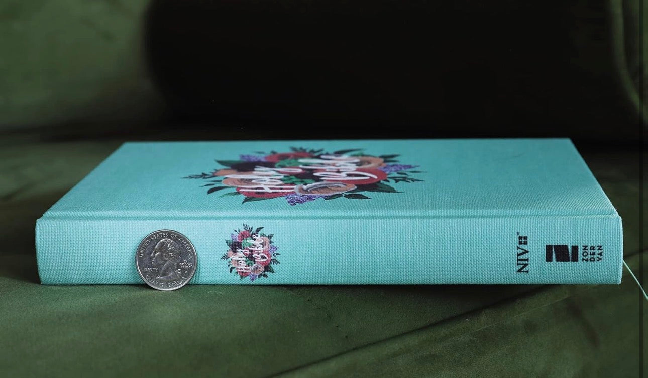 NIV Bible for Teens, Cloth over Board, Floral, Red Letter