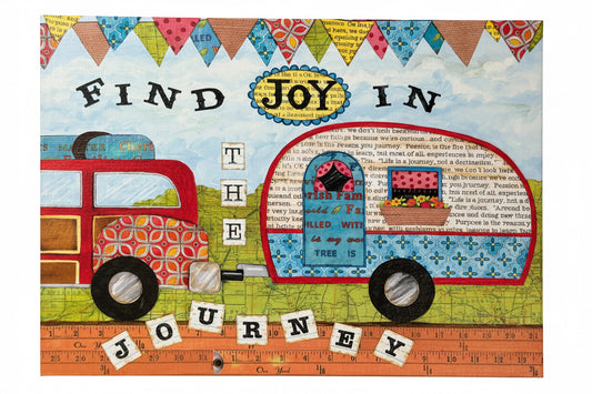 Single Card with envelope: Thinking of You: Find Joy in the Journey