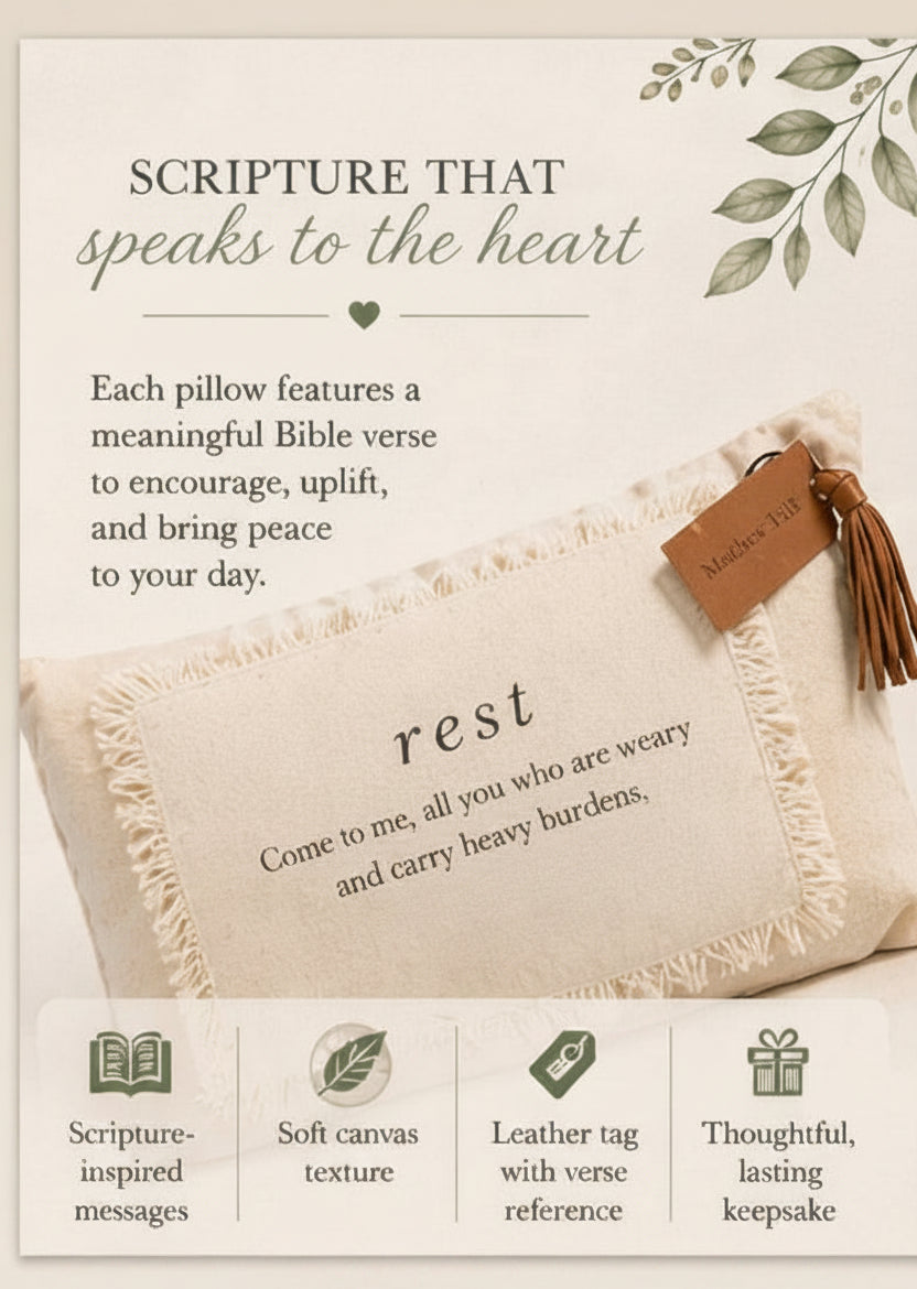 Travel Pillows - Bible Verses