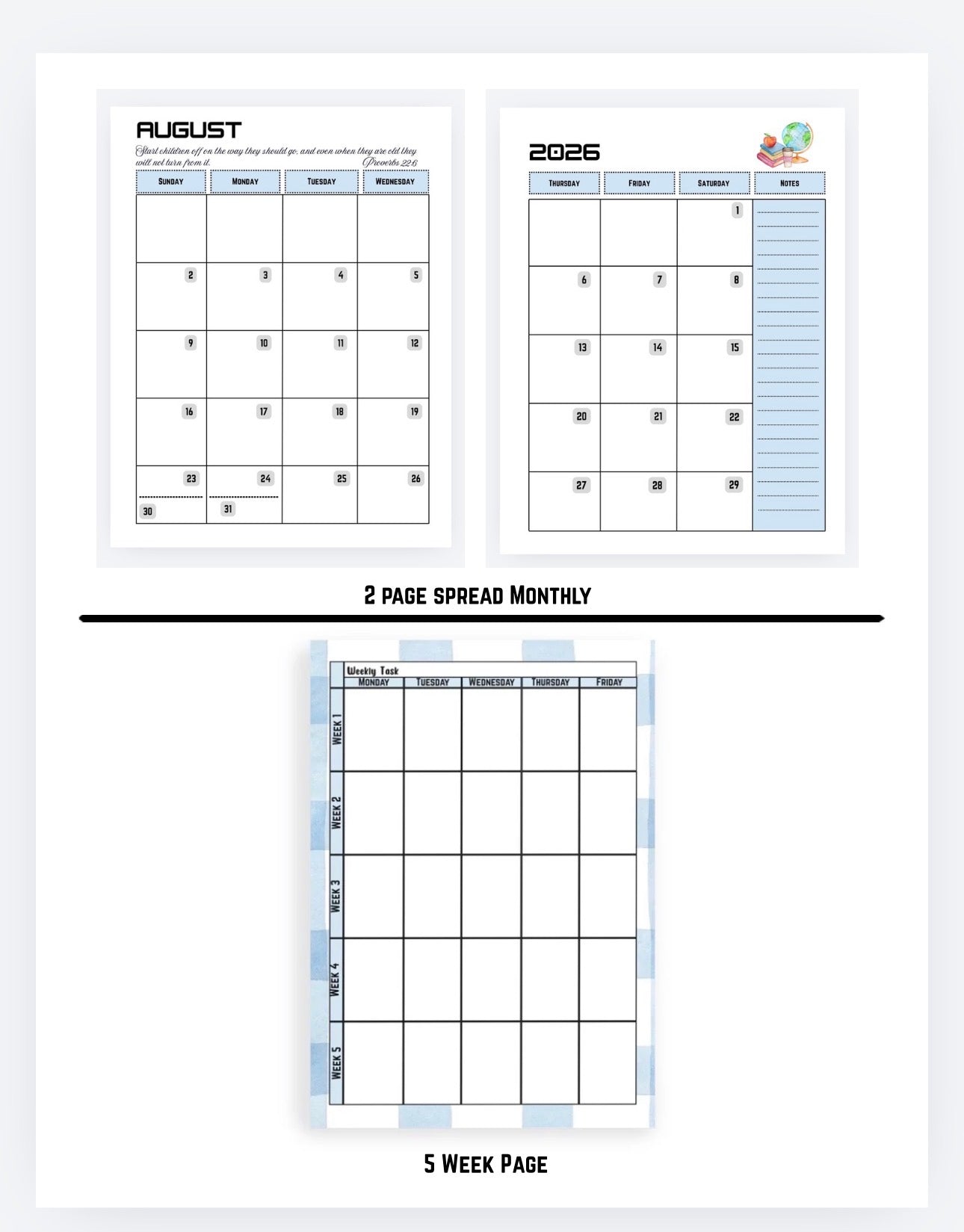Personalized Out of this World Planner for Teachers