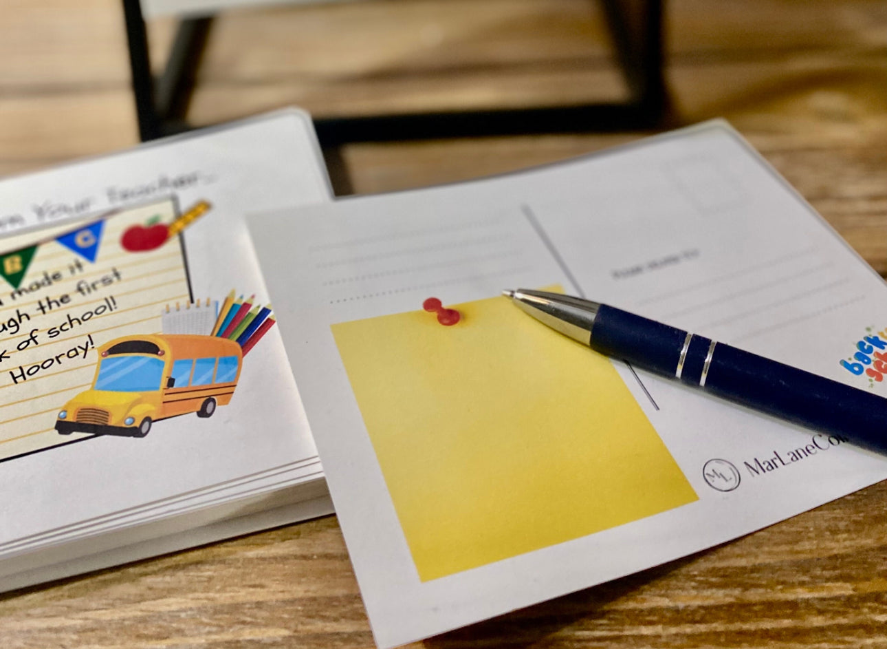 Personalizable Teacher Postcards