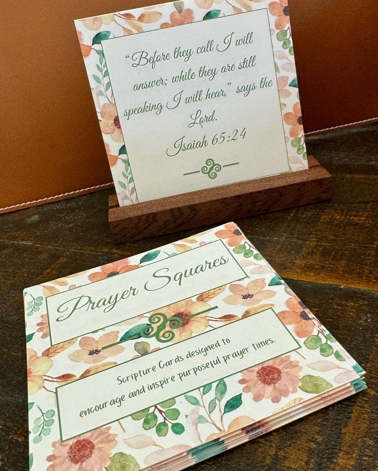 Prayer Bundle - Journal & Scripture Cards plus Free Matching Notebook and Free Personalization!!