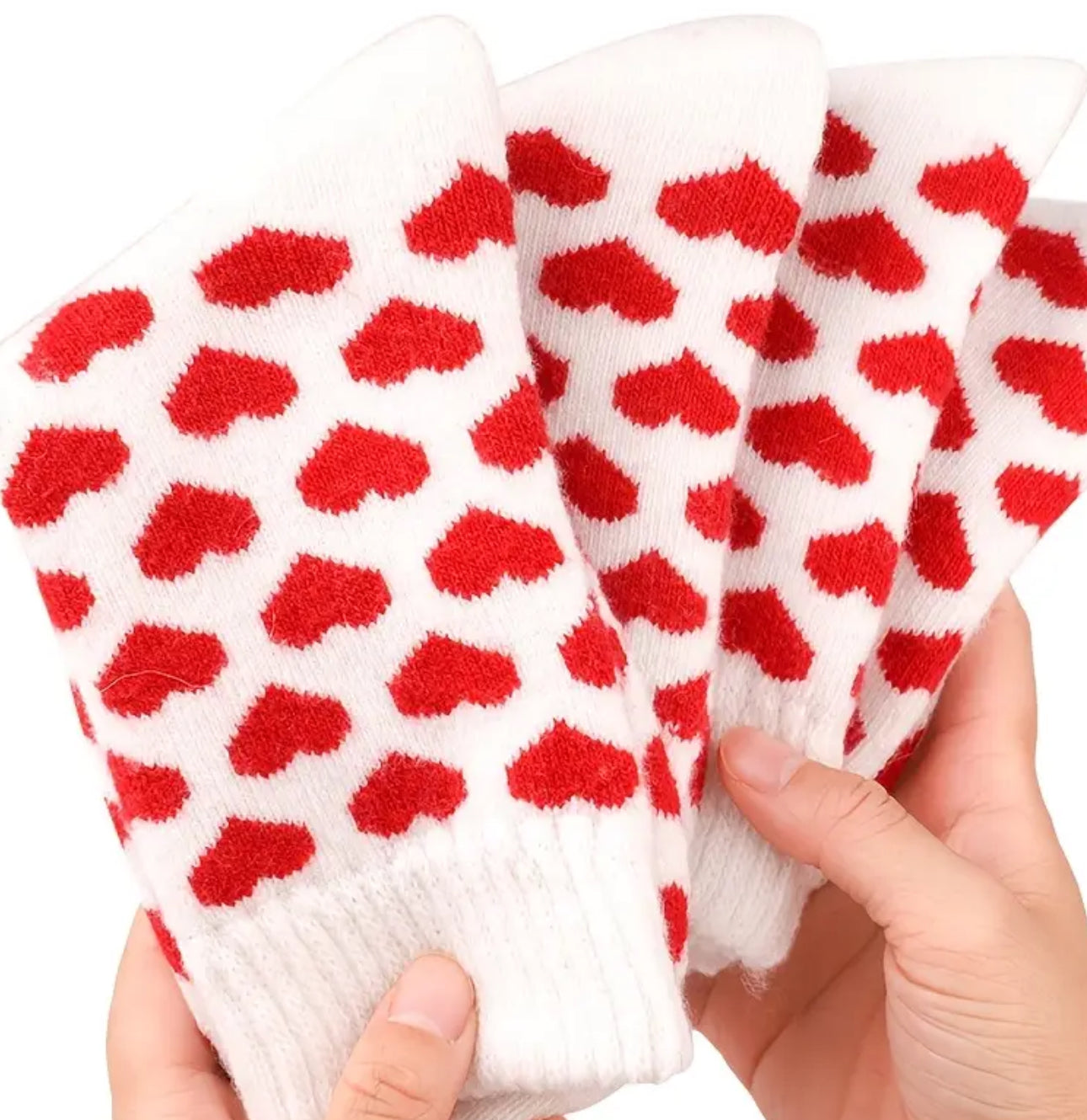 Socks with Heart - Soft Comfy andTrendy Socks One Size Fits Most