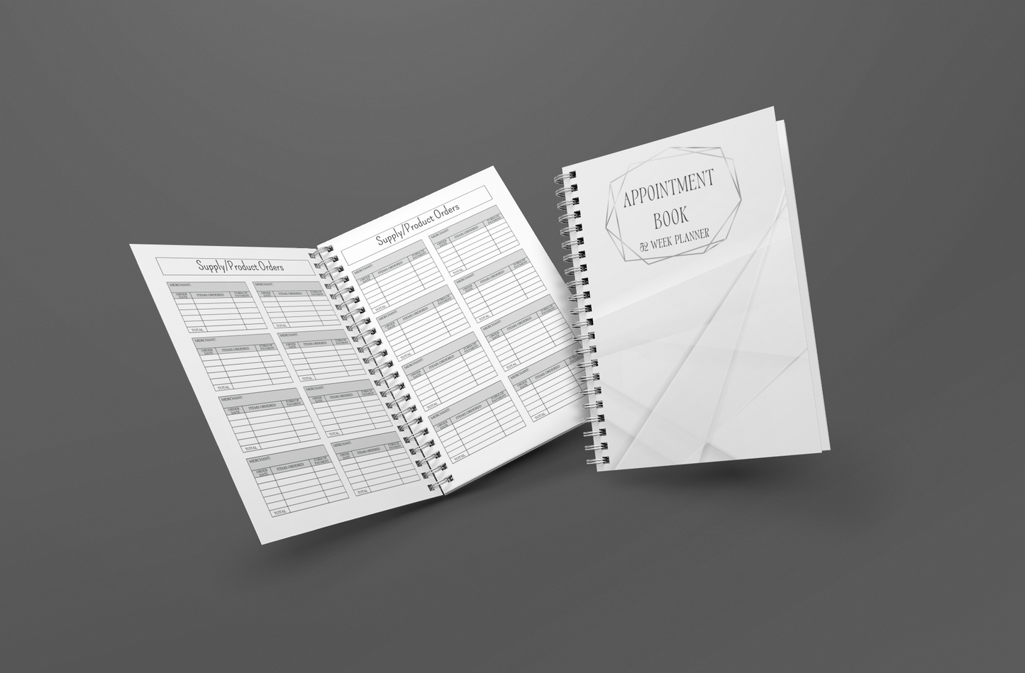 Personalizable 52 Week Appointment Planner