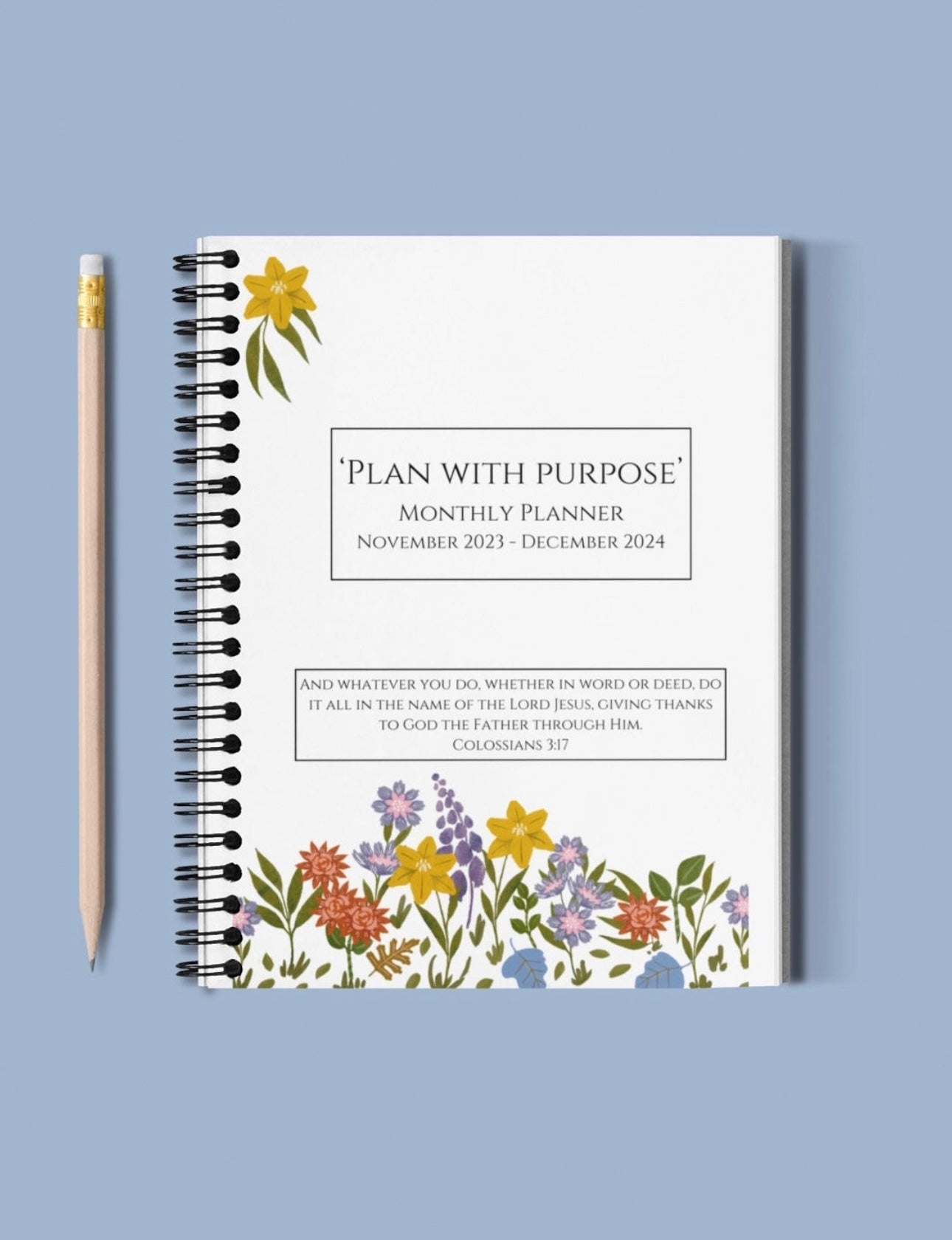 Plan with a Purpose Monthly Planner