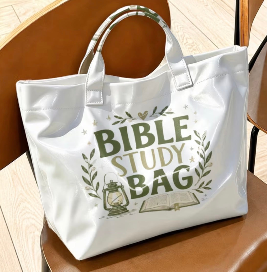 Bible Study Tote Bag/Handbag Large Capacity Ladies Handbag