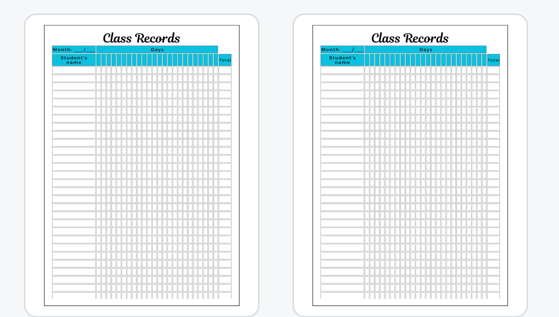 Power~To~Flower Teacher Planner
