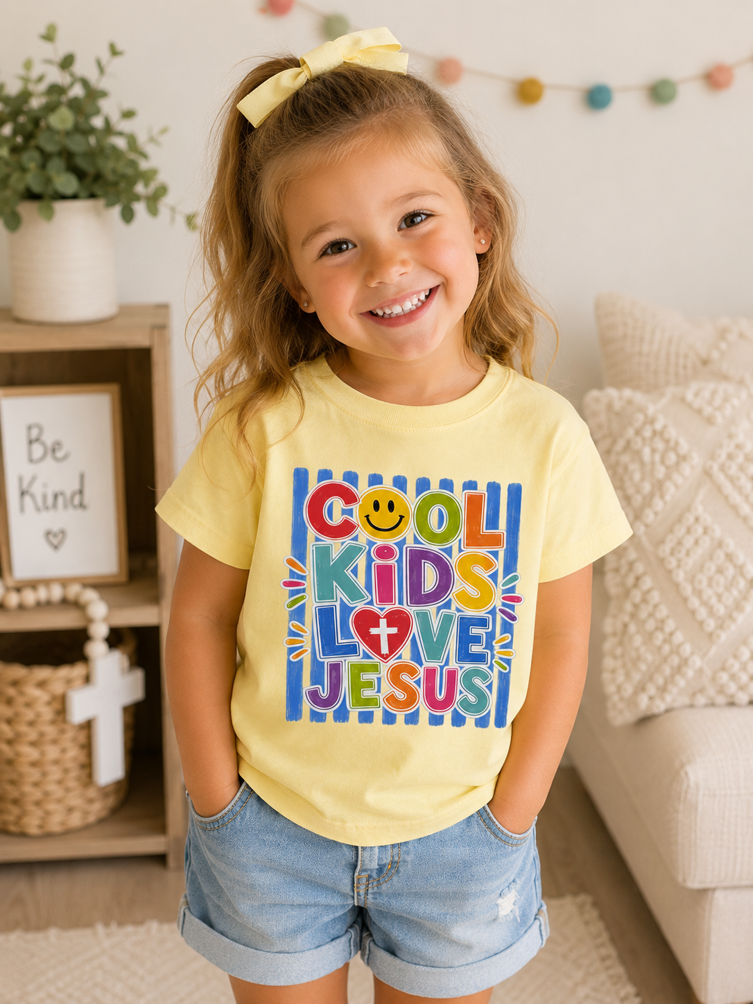 Cool Kids Love Jesus  T-Shirt