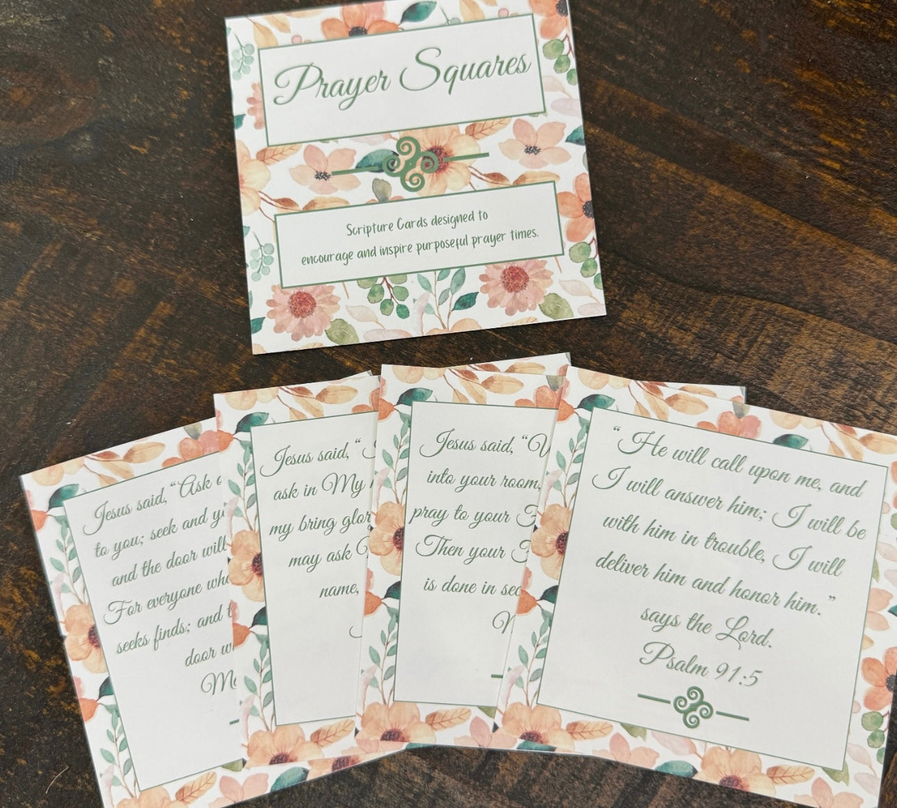 Prayer Bundle - Journal & Scripture Cards plus Free Matching Notebook and Free Personalization!!
