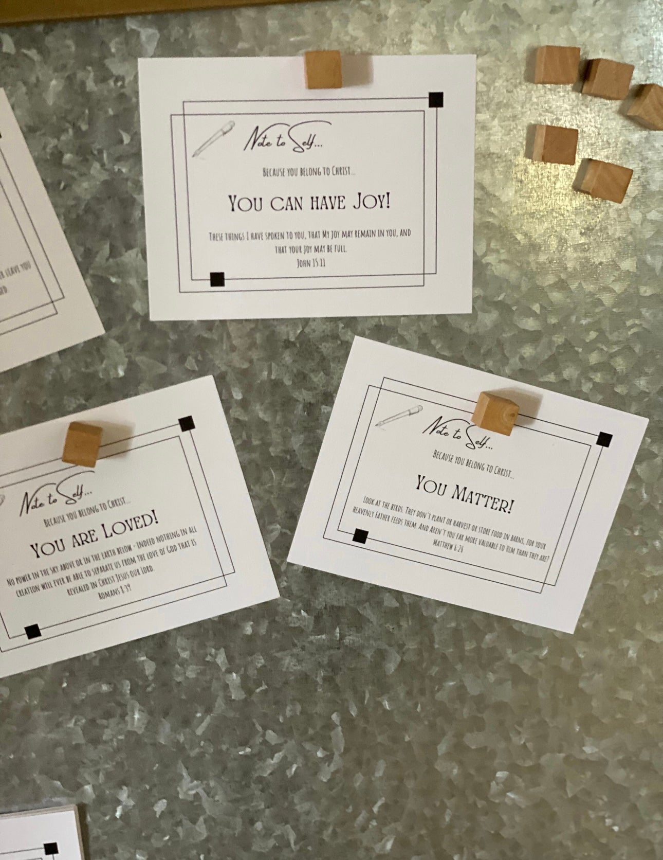 Note to Self Scripture Cards