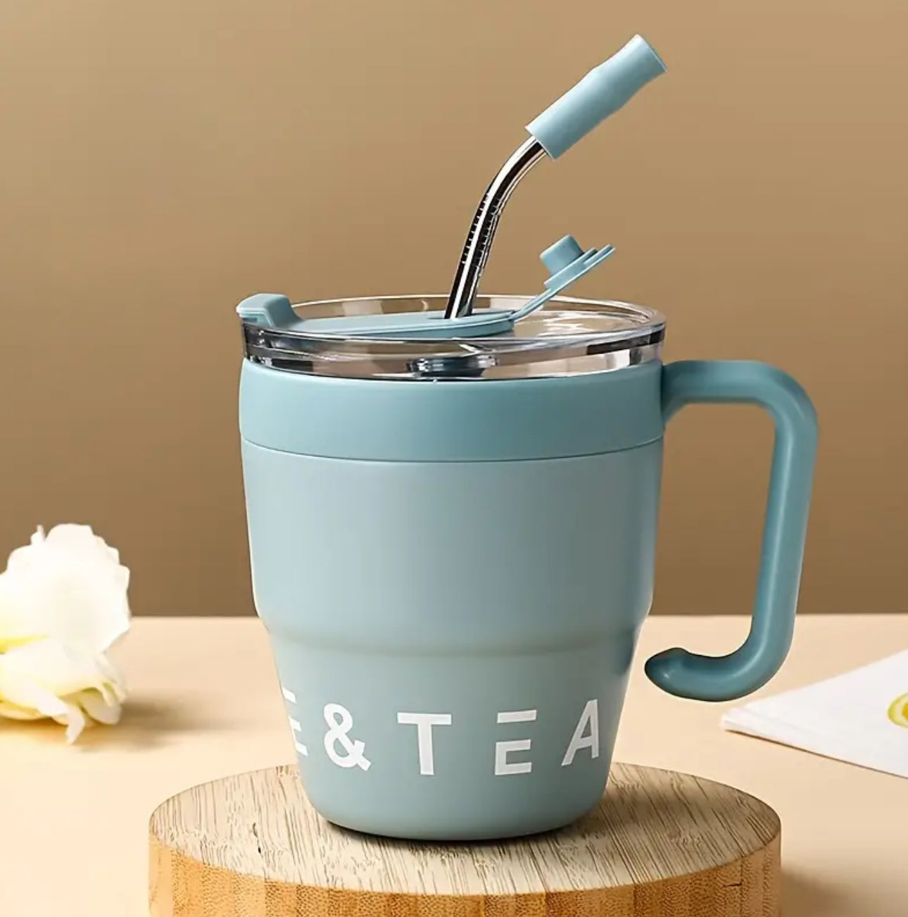 16oz Portable Stainless Steel Coffee Mug