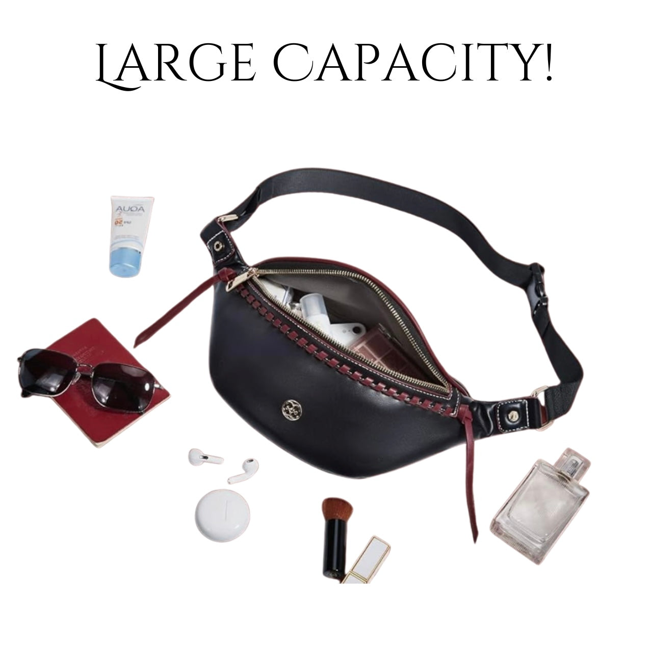 Beautiful Faux Leather Crossover/Belt Bag