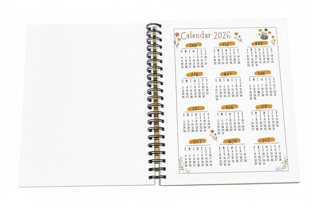 Personalized Christian Planner, Yearly, Monthly, Weekly, Daily Agenda
‘Plan with Purpose’ Monthly Planner