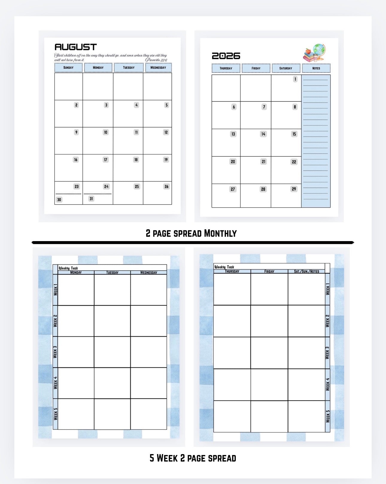 Personalized Out of this World Planner for Teachers