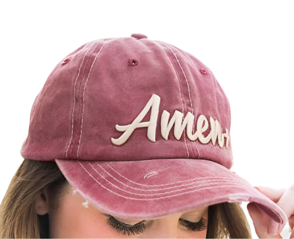 Embroidered ‘Amen’ Hat